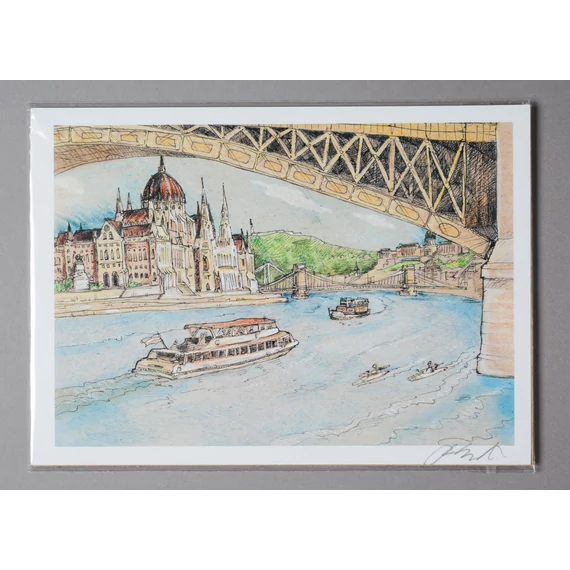 Budapest grafikás - A5 nyomat